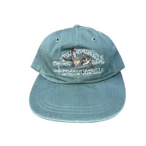 Vintage Polo Ralph Lauren Sportsman Green Fitted Hat (Size M)